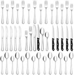 SHEUMNT 48-Piece Silverware Set, Mi