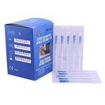 Sterile Acupuncture Needles for Single Use (Size 0.25 x 25) Pack of 100 by R A PRODUCTS