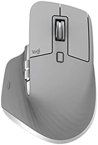 Logitech MX Master 3 Advanced Ratón Inalámbrico, Receptor USB, Bluetooth, 2.4GHz, Desplazamiento Rápido, Seguimiento 4K DPI en Cualquier Superficie, 7 Botones, Recarcable, PC, Mac, iPadOS, Gris