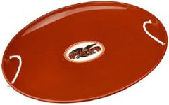 Flexible Flyer 26" Steel Snow Saucer Sleds w Handles - 2 Pack