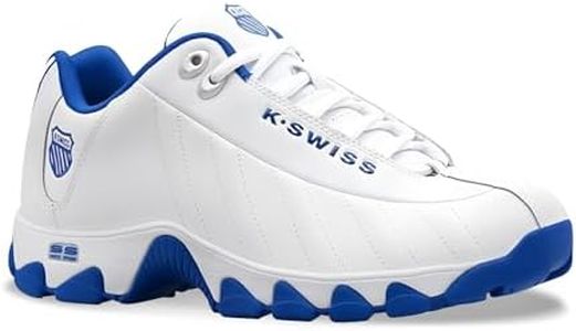 K-Swiss Men's ST329 CMF Sneaker, White/Classic Blue, 12 M