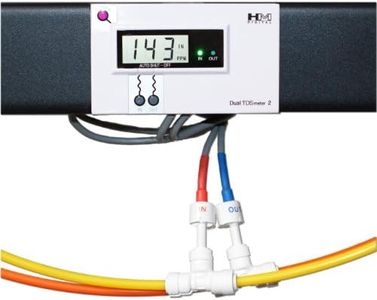 HM Digital DM-2 Commercial In-Line Dual TDS Monitor, 0-9990 ppm Range, +/- 2% Readout Accuracy