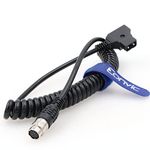 Eonvic cables- B4 2/3" D-Tap to Hirose 12Pin Power Cable For Fujinon, Nikon, Canon Angenieux