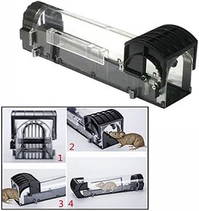 Gearmax Trappola per Topi,Umana Cattura Live e di Trap Riutilizzabile per Interno e Esterno Facile da Usare e Pratico