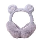 SEDEX Kids Ear Muffs Winter Warm Fluffy Earmuffs Soft Plush Ear Covers Cute Unicorn Foldable Ear Warmers for Boys Girls Toddlers