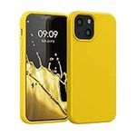 kwmobile Case Compatible with Apple iPhone 13 mini Case - TPU Silicone Phone Cover with Soft Finish - Radiant Yellow