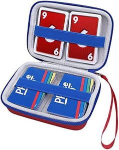 XANAD Cards Case Compatible with Pokemon/Skip Bo/UNO/Playing Card Game/Phase 10 Card Game/Five Crowns Card Game,PM TCG Trading Cards (Red)