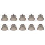 Hearing Aid Domes,10pcs Black Sound Amplifier Ear Pieces for Phonak,Silicone Double Layer Open Ear Tips,Washable Anti Static (13mm)