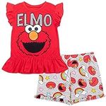 Sesame Street Elmo Toddler Girls T-