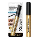 Revlon ColorStay Xtensionnaire Lengthening Mascara|Lash Serum and Mascara In One With Tapered Brush for 2X Longer Looking Lashes|Infused with Pro Vitamin B5, Smudge-proof, Waterproof-Blackest Black
