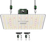 VIVOSUN VS1000 LED Grow Light with Full Spectrum Diodes & Sosen Driver Dimmable Lights Sunlike for Indoor Plants Seedling Veg and Bloom Lamps for 2x2/3x3 Tent