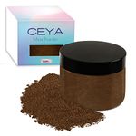 Ceya Mica Powder, 5.3oz/ 150g Otter Brown Pearlescent Effect Colorant Pigment Powder for Epoxy Resin, Tumblers, Slime Bath Bomb, Soap Dye, Slime, Candle, Resin Crafting, Paint, Jewelry, Nail Polish