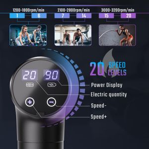Deep Tissue Massage Gun – 20-Speed Handheld Muscle Massager