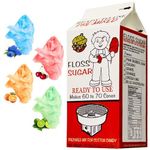 Party Mix Box of 4 X 3.25 lbs Cotton Candy Floss Sugar