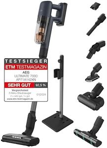 AEG ULTIMATE 7000 AP71A142XN Akku-Staubsauger TESTSIEGER / extra kraftvoll / ultraleicht 2,2 kg / bis zu 40 Min. Laufzeit / 120 m² / 5-Stufige Filtration / Akku wechselbar / alle Böden / viel Zubehör