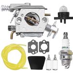 Anxingo Carburetor for Poulan Chainsaw 1950 2050 2150 2375 Wild Thing 2375LE Walbro WT 89 891 WT-324 Zama C1U-W8 C1U-W14 Carburetor 545081885 Carb with Air Filter Fuel Line Spark Plug