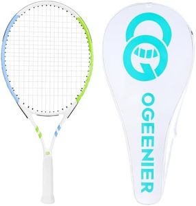 OGEENIER Kids Tennis Racket 23 Inch, Lightweight Aluminum Tennis Racquet for Junior Boys & Girls Beginner with Tennis Bag