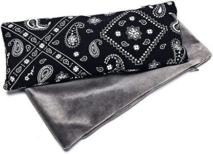 Eye Pillow with Extra Cover Yoga Meditation Accessories Lavender Aromatherapy Weighted Eye Mask for Sleeping, Yoga, Meditation, Self Care Relaxation Gifts for Women, Mom, Men