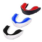 3 Pack Kids Youth Mouth Guard Football Sports Braces Mouthguards for Mouthpiece Boys Teeth for MMA Boxing Rugby Kickboxing Taekwondo Softball Lacrosse to Braces EVA Double Colored