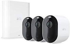 Arlo Pro 3 - Home Security Camera System | Wire-Free 2K Video with HDR, Color Night Vision, Spotlight, 160° View, 2-Way Audio, Siren | 3 Camera System