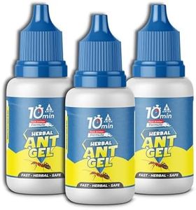 Amish Herbal Ant Gel Pack of 3 | 10 Min Max Bait Formula | Powerful Organic Repellent & Cleaner | Removes Red, Rekha, Laxman, Antox Pests | Natural Dawa Protector for Home & Kitchen