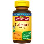 Nature Made Calcium with Vitamin D 600mg, 60 Tablets (Pack of 3)