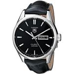 TAG Heuer Men's Carrera 41mm Black Alligator Leather Band Steel Case Automatic Analog Watch WAR201A.FC6266