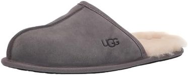 UGG Men's Scuff Slipper, Dark Grey, 10 UK