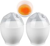 Microwave Egg Poacher, Egg Cooker Microwavable Eggs Poacher Steamer Cookware Microwave Boiled Eggs Maker for Breakfast Sandwiches