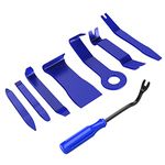 GOOACC GRC-90 Set 8PCS Auto Trim Scratch Removal Tool Car Audio Dash Panel Window Molding Fastener Remover Tool Kit-Blue