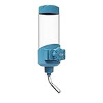 Pet Water Bottle [14mm nozzle, 680ml] Hanging Cage Crate Water Dispenser for Hutch Dog Cat Rabbit BPA Free Kennel Drinker Kettle Feeder (Blue)