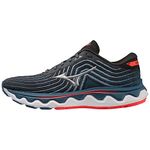 Mizuno Wave Horizon 6 Mens Running Shoes Black/Nim Cloud 7 (41)