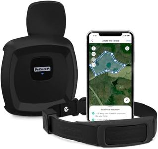 PetSafe Guardian GPS Dog Fence No Subscription Create Your Own Wireless Dog Fence Single-Yard Fence for Yards 3/4 Acres or Larger World's Safest GPS Dog Fence Tech New, Redesigned Collar