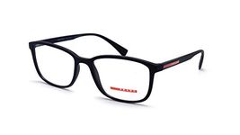 Prada Linea Rossa 0PS 04IV, Eyeglass Frames for Men, Black (Black Rubber), 55