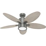 Hunter Fan Company 51192 Amaryllis 52 Ceiling Fan Matt Silver