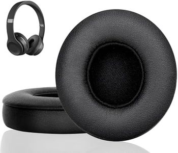 Link Dream Coussinets d'oreille pour Beats Solo 3, Coussinets de Rechange en Mousse à Mémoire de Forme, Coussinet Casque de Remplacement en Supression de Bruit pour Beats Solo 2 Solo 3 (Noir)