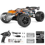 HAIBOXING RC Cars,1:18 36 KM/H High Speed Remote Control Cars for Adults Kids,2.4GHz 4WD Waterproof Off-Road Monster Truck with Two Batteries, ALL Terrain Buggy Vehicle Car Toy Gifts for Boys