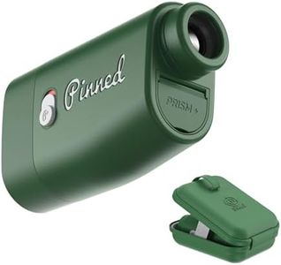 Pinned Prism Slope Golf Rangefinder - Golf Distance Rangefinder with Slope - USB Rechargeable, Pinned Locked Vibration Laser Range Finder - Range Finder Accessories & Gifts for Men and Women