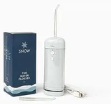 SNOW The Water Flosser, Rechargeable Water Flosser w/ 3 Power Modes for Comfort (Pulse, Normal, Soft) Travel-Friendly Plastic, Collapsible & Portable Water Flosser