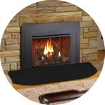 BOOFIRE Fireplace Mat Fireproof Mat, Flame-Resistant Pad Fiberglass HearthArea Rug Chiminea Mat Ember Protection Mat for Indoor Fireplace Stove Protection