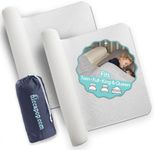 hiccapop [2-Pack] Inflatable Bed Rail for Toddlers | Travel Bed Rail, Blow-up Bed Bumper for King, Queen, Full, with Non-Slip Machine-Washable Cover | Portable Bed Rail for Hotel, Grandma's, Vacation