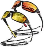 WEAROYO Polarized Sports Sunglasses for Men Women,Cycling Running Driving Fishing Trekking Sun Glasses 100% UV Protection