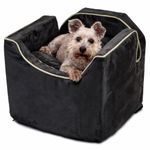 Small Snoozer Luxury Lookout Car Seat, Black and Herringbone