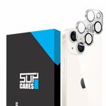 SupCares Premium Camera Lens Protector Tempered Glass Compatible For iPhone 14 and iPhone 14 Plus With Installation Kit | Edge to Edge Coverage | Transparent | Pack of 2