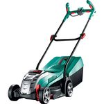 Bosch Cordless Lawnmower Rotak 32 LI (1 battery, charger, 31-litre grass box, 36 Volt, cutting width/height: 32 cm/3-6 cm, in carton packaging)