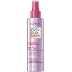 L'Oréal Paris EverPure Sulfate Free Moisture 21-in-1 Leave in Conditioner, Heat Protectant Spray For Hair for Colour-Treated Hair, Multi-Benefit Spray with Rose Extract, Detangles and Softens, 200ml