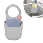 Minicoco Kitchen Sink Sponge Holder Kitchen Sink Caddy for Sponge Holder Hanging Basket Storage Portable Sink Caddy Kitchen Sink Organizer Drain Basket Kitchen Accessories