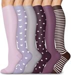 Aoliks Compression Socks for Women & Men, Best Support for Nurses Running Hiking Flight