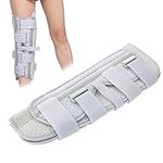 Knee Brace, Knees Fixation Stabilization Fracture Ankle Support Adjustable Knee Joint Brace Knee Immobilizer for Women and Men(M)