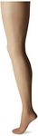 Hanes Women's Control Top Sheer Toe Silk Reflections Panty Hose, Barely There 6-pack, C-D